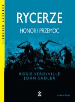 Okładka książki Rycerze. Honor i przemoc wyd. 2023