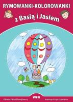 Okładka książki Rymowanki-kolorowanki z Basią i Jasiem
