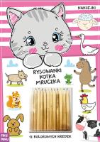 Rysowanki kotka Mruczka. Autor: Opracowanie zbiorowe. SmakLiter.pl Okładka książki Rysowanki kotka Mruczka