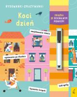 Okładka książki Rysowanki-zmazywanki. Koci dzień