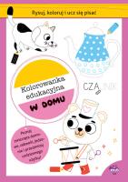 Okładka książki Rysuj, koloruj i ucz się pisać. Kolorowanka...