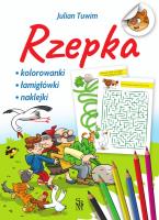 Rzepka z naklejkami. Autor: Julian Tuwim, Wojciech Górski. SmakLiter.pl Okładka książki Rzepka z naklejkami