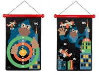 Rzutki magnetyczne rozmiar L Małpka w mieście. Wydawca: Scratch. SmakLiter.pl Opakowanie Rzutki magnetyczne rozmiar L Małpka w mieście