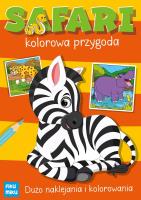 Safari. Kolorowa przygoda. Autor: Katarzyna Maćkowiak. SmakLiter.pl Okładka książki Safari. Kolorowa przygoda
