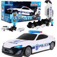 Opakowanie Samochód policyjny rozkładany metalowy