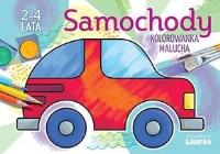 Samochody - kolorowanka malucha 2-4 lata. Autor: Lidia Szwabowska. SmakLiter.pl Okładka książki Samochody - kolorowanka malucha 2-4 lata