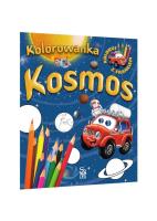 Samochodzik Franek. Kolorowanka. Kosmos. Autor: Wojciech Górski. SmakLiter.pl Okładka książki Samochodzik Franek. Kolorowanka. Kosmos