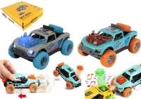 Opakowanie Samochodzik terenówka z klekoczącym silnkiem mix