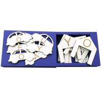 Opakowanie Samogłoski - autka i garaże (duże litery)