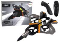 Opakowanie Samolot Myśliwiec zdalnie sterowany srebrny