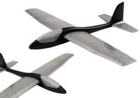 Opakowanie Samolot styropianowy szaro czarny 68cm