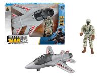 Opakowanie Samolot wojskowy z pilotem
