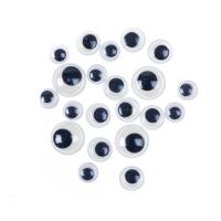 Opakowanie Samoprzylepne ruchome oczka mix świecące 20szt