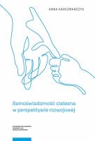 Okładka książki Samoświadomość cielesna w perspektywie rozwojowej