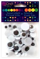 Opakowanie Samporzykepne ruchome oczka mix 75 szt.