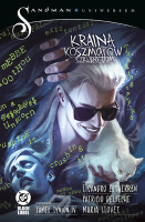 Sandman Uniwersum. Kraina koszmarów. Szklany dom. Autor: James Tynion IV, Lisandro Estherren, Patricio Delpeche, Maria Llovet. SmakLiter.pl Okładka książki Sandman Uniwersum. Kraina koszmarów. Szklany dom