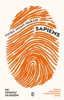 Sapiens. Autor: Yuval Noah Harari. SmakLiter.pl Okładka książki Sapiens