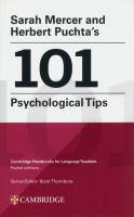 Sarah Mercer and Herbert Puchta's 101 Psychological tips. Autor: Mercer Sarah. SmakLiter.pl Okładka książki Sarah Mercer and Herbert Puchta's 101 Psychological tips
