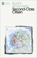 Second-Class Citizen. Autor: Emecheta Buchi. SmakLiter.pl Okładka książki Second-Class Citizen