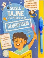 Sekretnik dla chłopców ze szpiegowskim długopisem. Autor:   Praca zbiorowa. SmakLiter.pl Okładka książki Sekretnik dla chłopców ze szpiegowskim długopisem