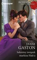 Sekretny związek markiza Hale'a. Autor: Gaston Diane. SmakLiter.pl Okładka książki Sekretny związek markiza Hale'a