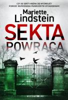 Sekta powraca. Autor: Mariette Lindstein. SmakLiter.pl Okładka książki Sekta powraca
