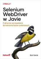 Selenium WebDriver w Javie. Autor: Boni Garcia. SmakLiter.pl Okładka książki Selenium WebDriver w Javie