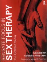 Sensate Focus in Sex Therapy. Autor: Weiner. SmakLiter.pl Okładka książki Sensate Focus in Sex Therapy