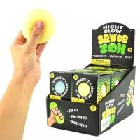 Opakowanie Sensoryczny gniotek NEON świeci w ciemności mix