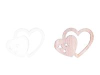 Opakowanie Serca dekoracja 2,5cm 12szt