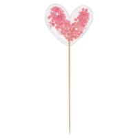 Opakowanie Serce z konfetti na piku