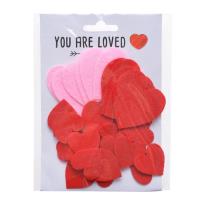 Serduszka dekoracyjne mix 38szt. Wydawca: ARPEX. SmakLiter.pl Opakowanie Serduszka dekoracyjne mix 38szt