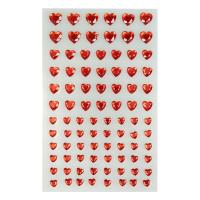 Opakowanie Serduszka kryształki samoprzylepne 84szt