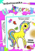 Okładka książki Seria z brokatem Unicorny