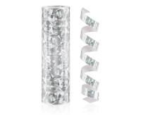 Opakowanie Serpentyna holograficzna srebrna 4m