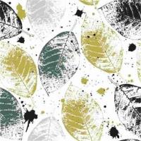 Opakowanie Serwertki Liście złote 33x33cm 20szt