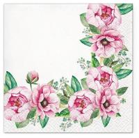 Opakowanie Serwertki Rama z kwiatów 33x33cm 20szt