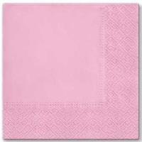 Opakowanie Serwertki Różowe 33x33cm 20szt