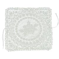 Opakowanie Serweta ażurowa na koszyczek z tasiemkami