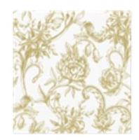 Opakowanie Serwetki brokatowe kwiaty 33x33cm 20szt