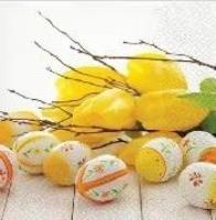 Opakowanie Serwetki Jajka i tulipany 33x33cm 20szt