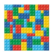 Opakowanie Serwetki kolorowe cegły 33x33cm 20szt