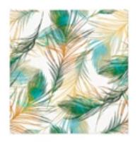 Opakowanie Serwetki Kompozycja z piór 33x33cm 20szt