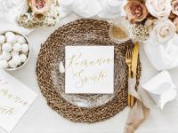 Opakowanie Serwetki Komunia Święta białe 33x33cm 20szt