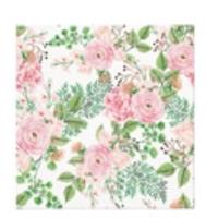 Opakowanie Serwetki kwiaty dzikiej róży 33x33cm 20szt
