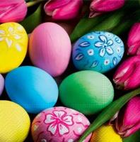 Opakowanie Serwetki Malowane jajka 33x33cm 20szt