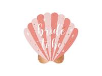 Opakowanie Serwetki Muszelka Bride to be 13.5x13cm 20szt