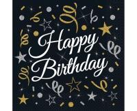 Opakowanie Serwetki papierowe B&C Happy Birthday 33x33cm 20sz