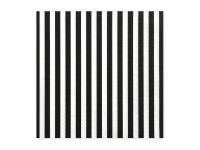 Opakowanie Serwetki Paski czarne 33x33cm 20szt