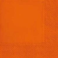 Opakowanie Serwetki Pomarańczowe 33cmx33cm 20szt